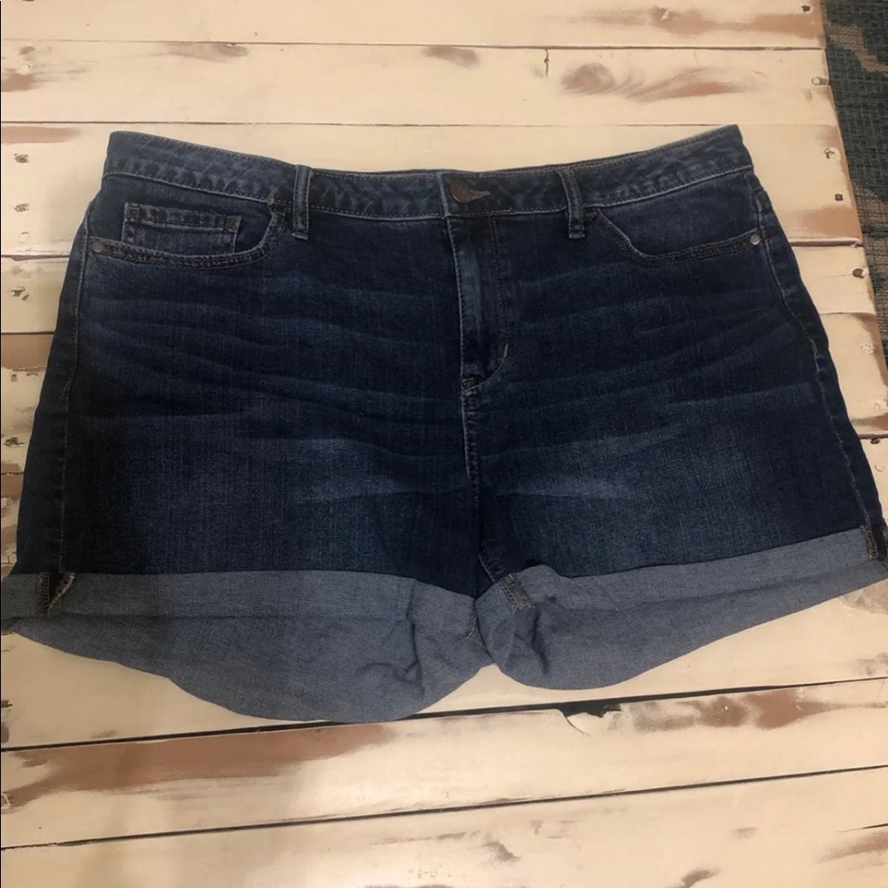 Blue jean shorts